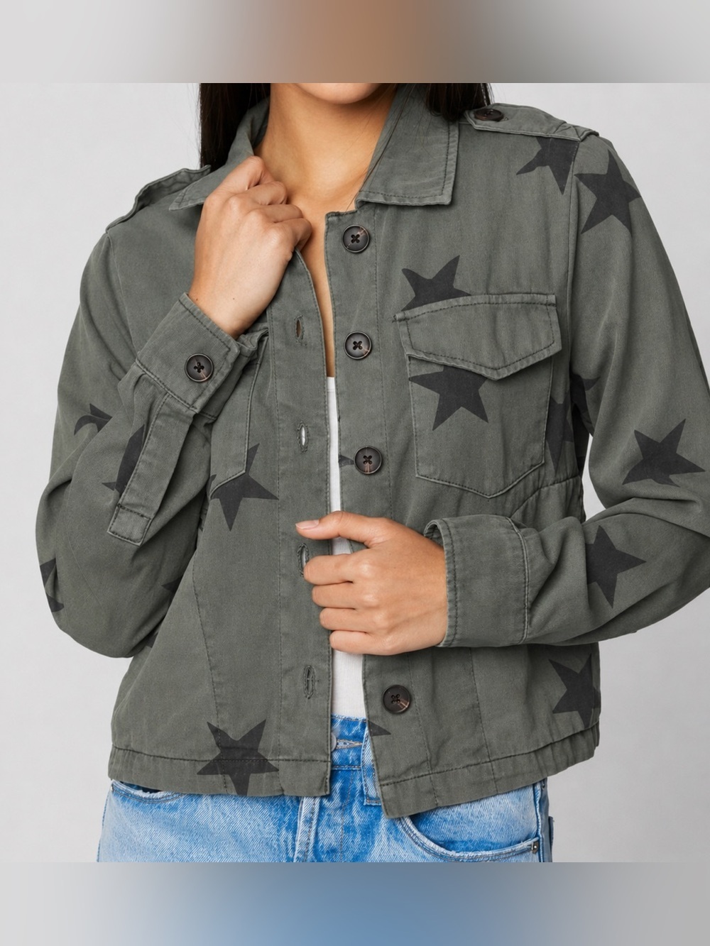 Blank NYC star jacket, medium